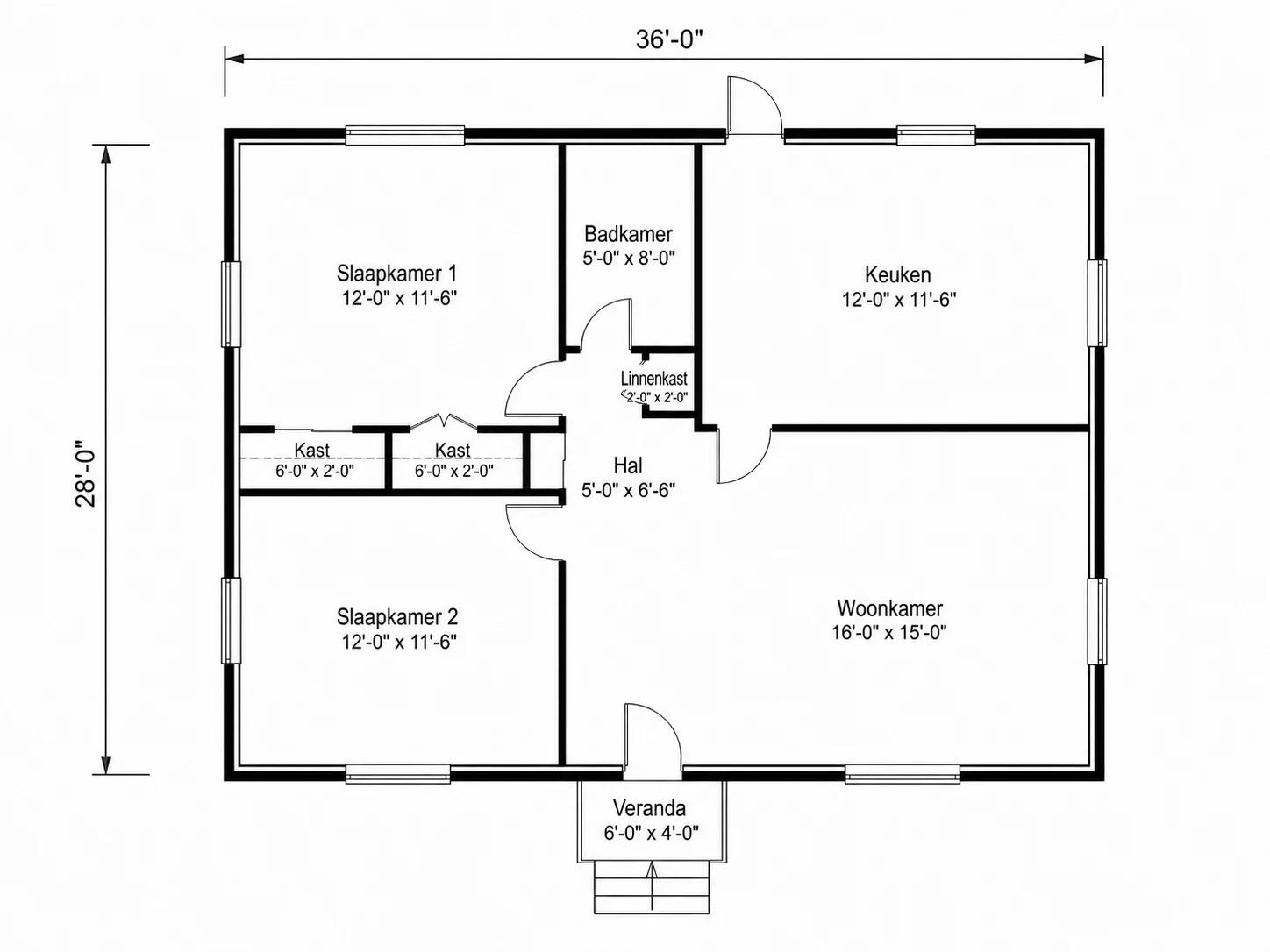 Een object verwijderd en het gebied opgevuld passend bij de omliggende stijl
