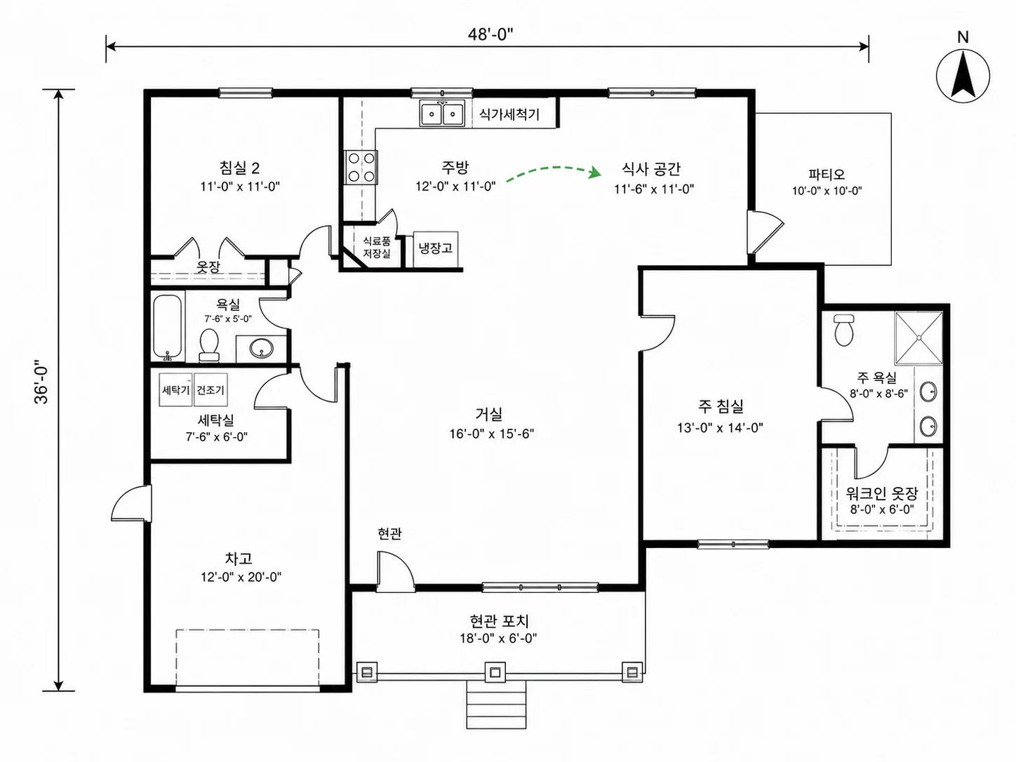 인접성 및 방향 메모를 위한 추가 프롬프트 필드